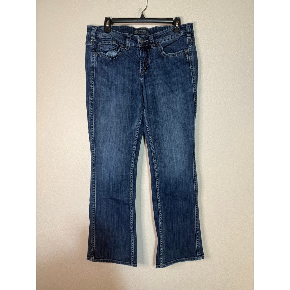 Silver Jeans Co Frances 18 Bootcut Jeans Dark Wash W13733DA404 Size 14 L31